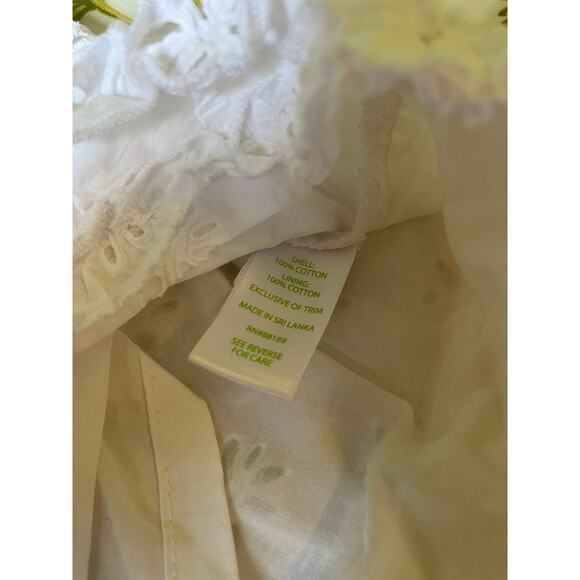 Lilly Pulitzer Palm Tree Eyelet Lace Mini Skirt - Picture 7 of 8